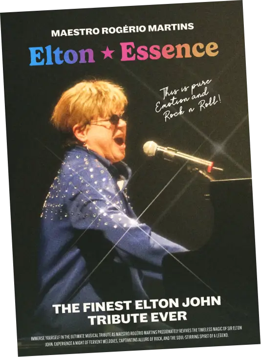 oster do show Elton Essence com Maestro Rogério Martins