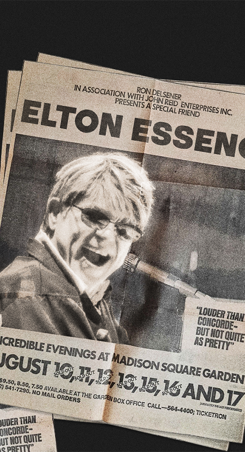 Elton John Cover - Notícias sobre o Elton Essence, com Maestro Rogério Martins - Banner Mobile